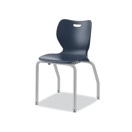 Hon SmartLink Four-Leg Chair, 19.5in x 19.63in x 31in, Regatta Seat, Regatta Base, 4PK SL4L18EREP